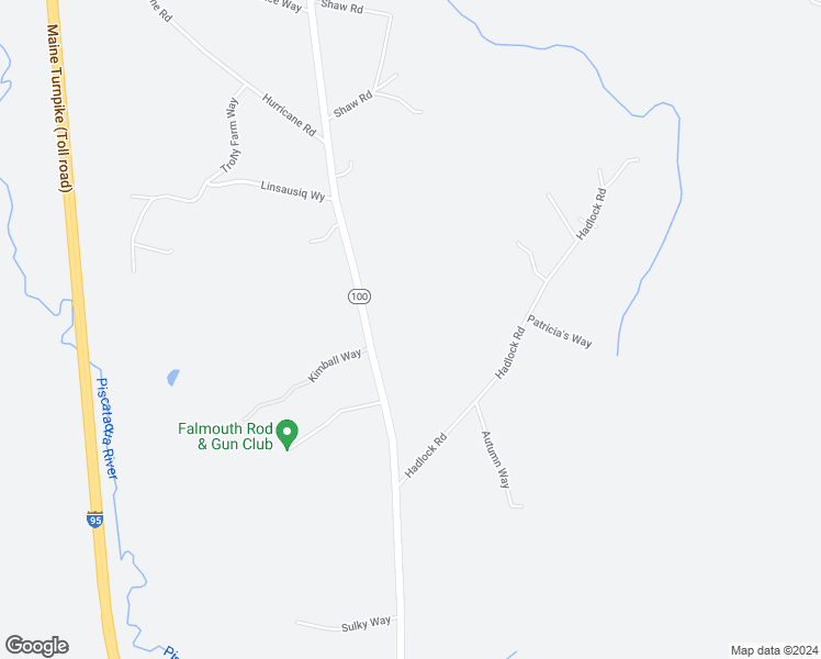 map of restaurants, bars, coffee shops, grocery stores, and more near 367 New Gray Road in Falmouth