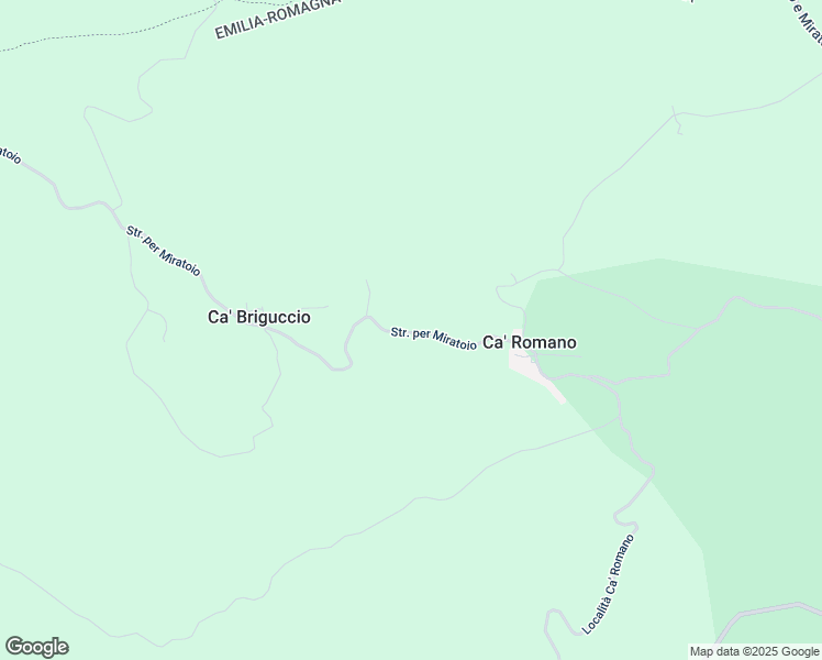 map of restaurants, bars, coffee shops, grocery stores, and more near 33 Strada per Miratoio in Provincia di Rimini