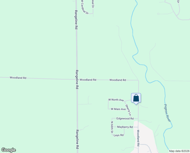 map of restaurants, bars, coffee shops, grocery stores, and more near W2031 Woodland Road in Sheboygan