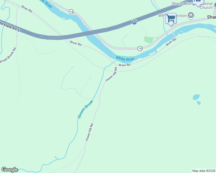 map of restaurants, bars, coffee shops, grocery stores, and more near 4202 Howe Hill Road in Sharon