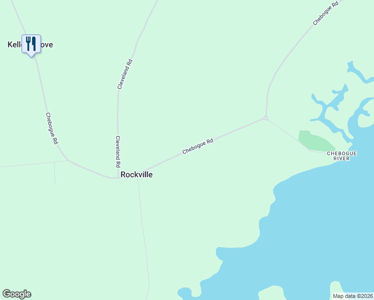 map of restaurants, bars, coffee shops, grocery stores, and more near 1271 Chebogue Road in Yarmouth