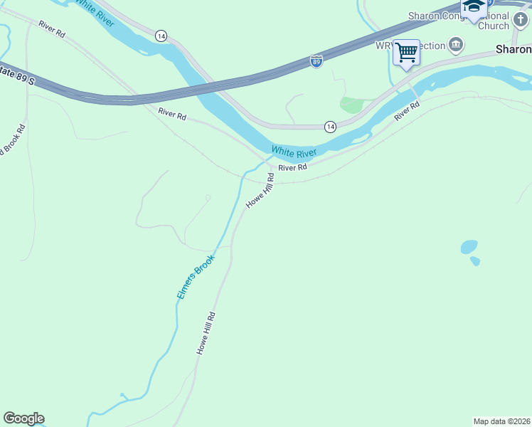 map of restaurants, bars, coffee shops, grocery stores, and more near 4244-4472 Howe Hill Rd in Sharon