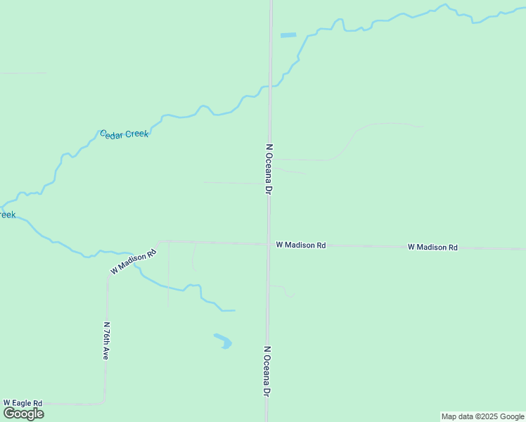map of restaurants, bars, coffee shops, grocery stores, and more near 7313 North Oceana Drive in Hart