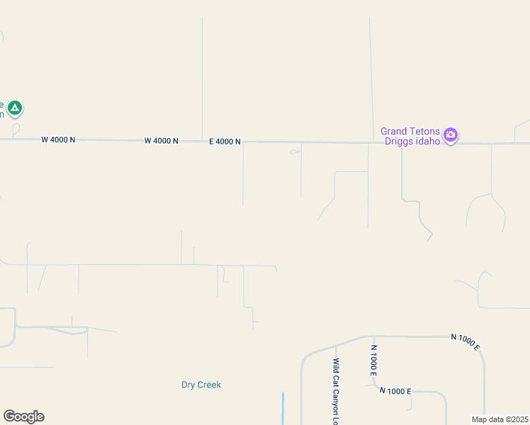 map of restaurants, bars, coffee shops, grocery stores, and more near 3791 Whitney Drive in Driggs