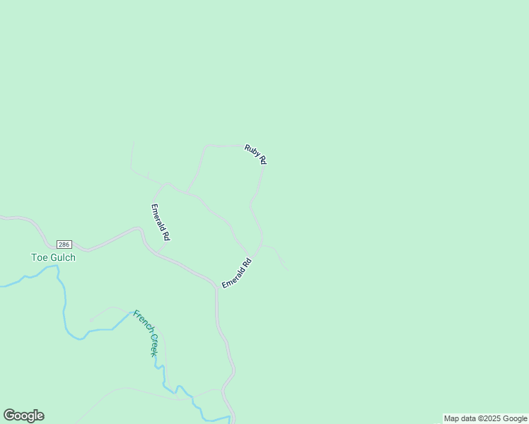 map of restaurants, bars, coffee shops, grocery stores, and more near 25001-25099 Ruby Road in Custer