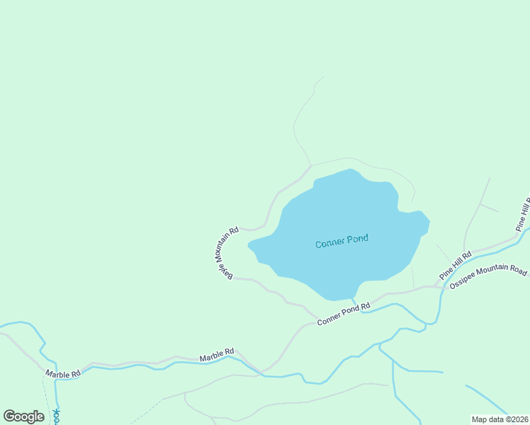 map of restaurants, bars, coffee shops, grocery stores, and more near 65 Bayle Mountain Road in Ossipee