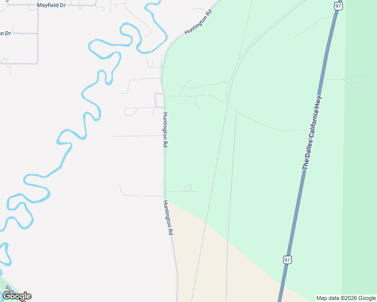map of restaurants, bars, coffee shops, grocery stores, and more near 54474 Huntington Road in Bend