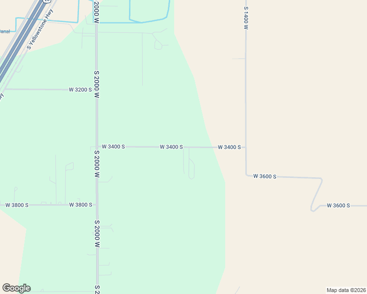 map of restaurants, bars, coffee shops, grocery stores, and more near 1520 West 3400 South in Rexburg