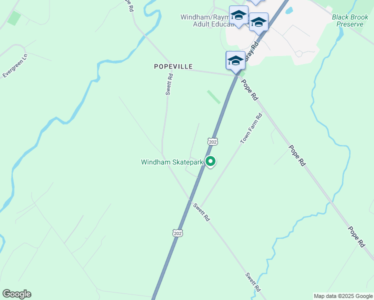 map of restaurants, bars, coffee shops, grocery stores, and more near 368 Gray Road in Windham