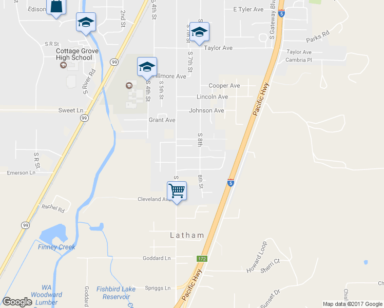 map of restaurants, bars, coffee shops, grocery stores, and more near 702 Benjamin Avenue in Cottage Grove