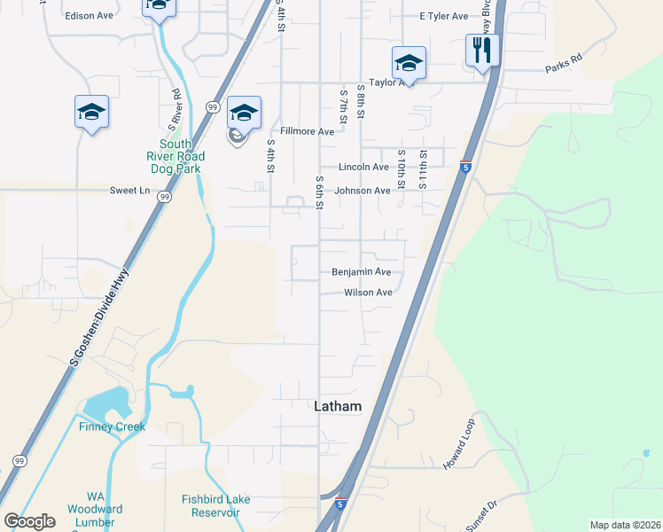 map of restaurants, bars, coffee shops, grocery stores, and more near 632 Benjamin Avenue in Cottage Grove