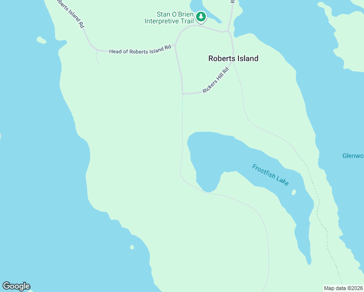 map of restaurants, bars, coffee shops, grocery stores, and more near Roberts Island Road in Glenwood