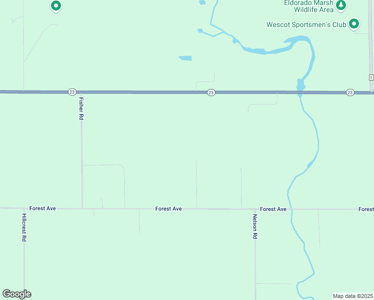 map of restaurants, bars, coffee shops, grocery stores, and more near W7801 Forest Avenue in Fond du Lac