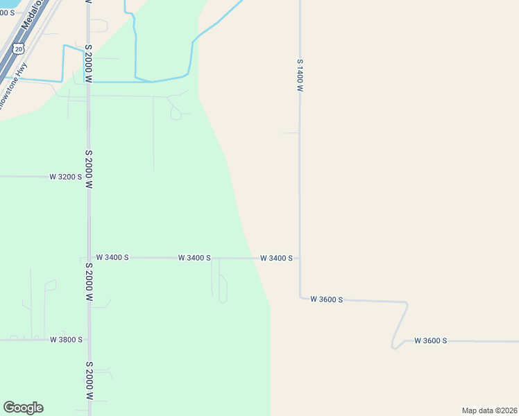 map of restaurants, bars, coffee shops, grocery stores, and more near 3296 South 1400 West in Rexburg