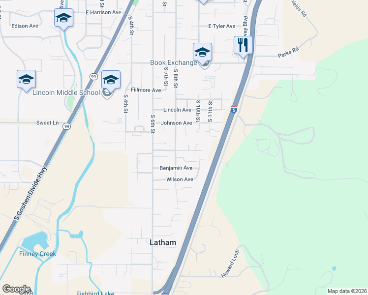 map of restaurants, bars, coffee shops, grocery stores, and more near 1940 South 8th in Cottage Grove