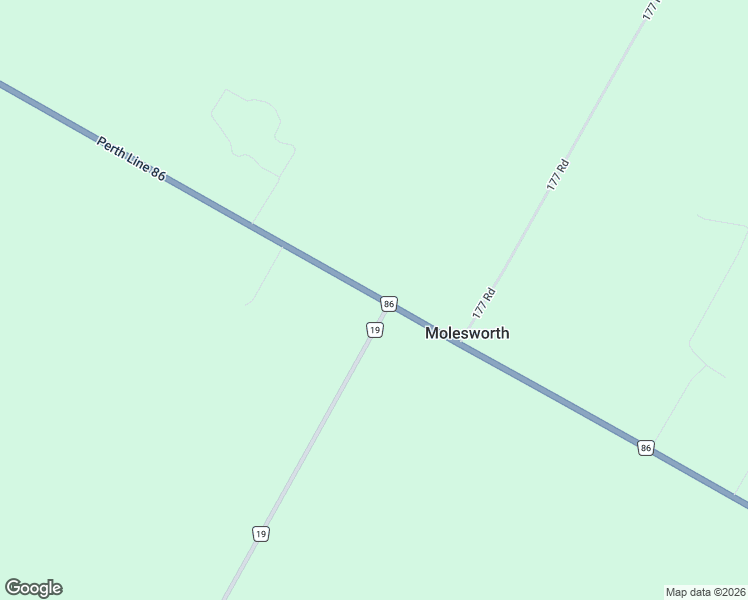 map of restaurants, bars, coffee shops, grocery stores, and more near 8675 Perth County Line 86 in Listowel