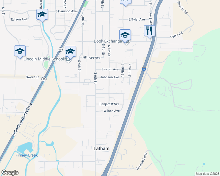 map of restaurants, bars, coffee shops, grocery stores, and more near 1940 South 8th in Cottage Grove