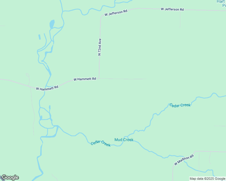 map of restaurants, bars, coffee shops, grocery stores, and more near 3956 West Hammett Road in Pentwater