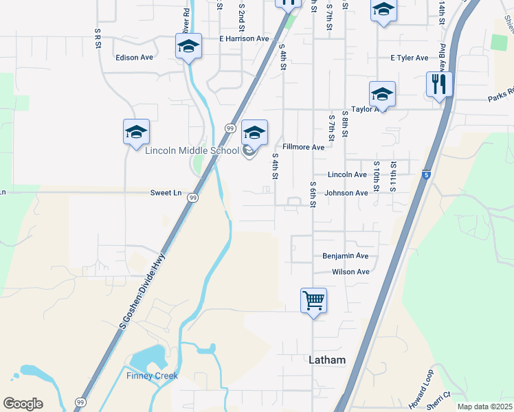 map of restaurants, bars, coffee shops, grocery stores, and more near 224 East Hayes Avenue in Cottage Grove