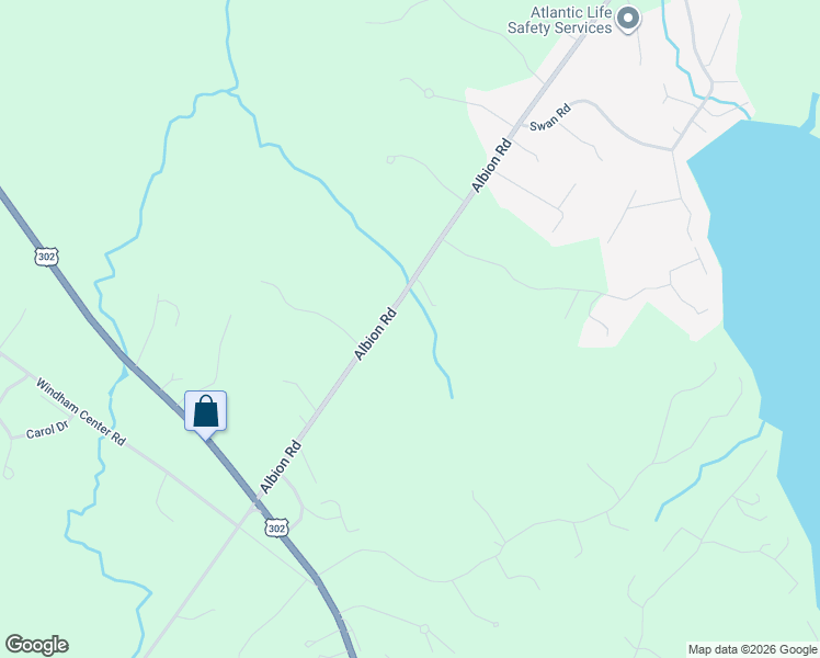 map of restaurants, bars, coffee shops, grocery stores, and more near 118 Albion Road in Windham