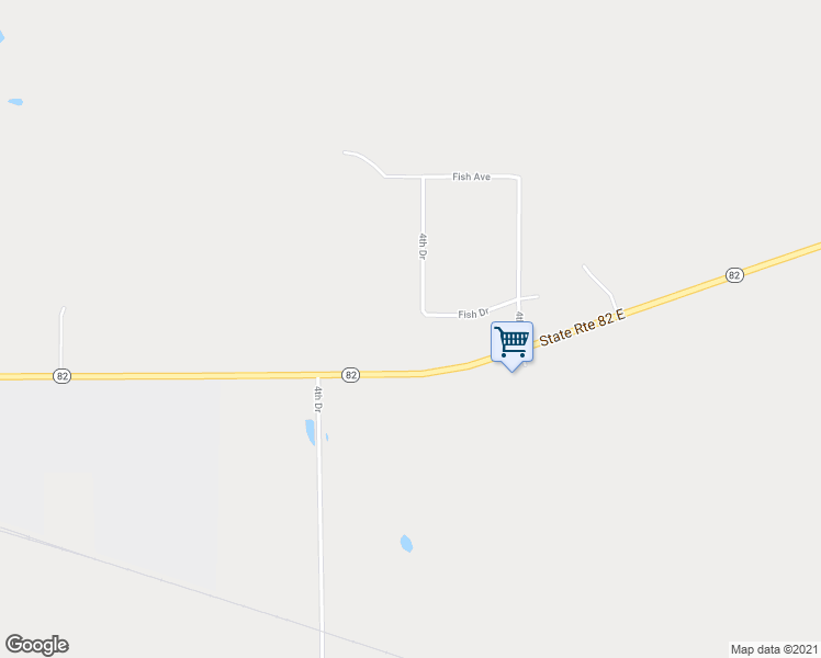 map of restaurants, bars, coffee shops, grocery stores, and more near W7417 Fish Drive in Oxford