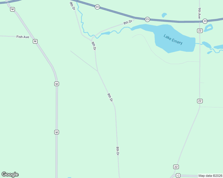 map of restaurants, bars, coffee shops, grocery stores, and more near N3942 8th Drive in Montello