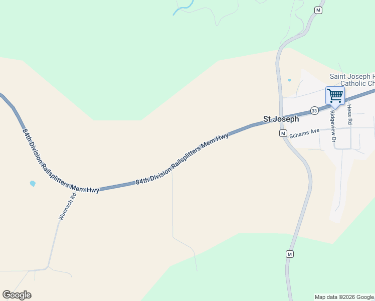 map of restaurants, bars, coffee shops, grocery stores, and more near W2984 Wisconsin 33 in La Crosse