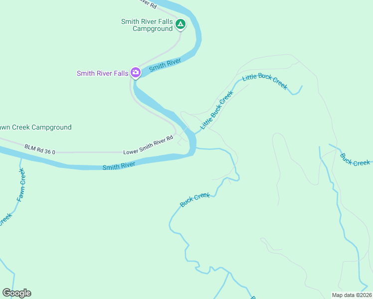 map of restaurants, bars, coffee shops, grocery stores, and more near 27285 Lower Smith River Road in Reedsport