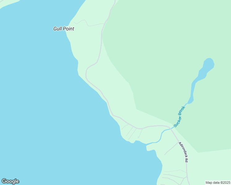 map of restaurants, bars, coffee shops, grocery stores, and more near East Shore Road in Schroon Lake