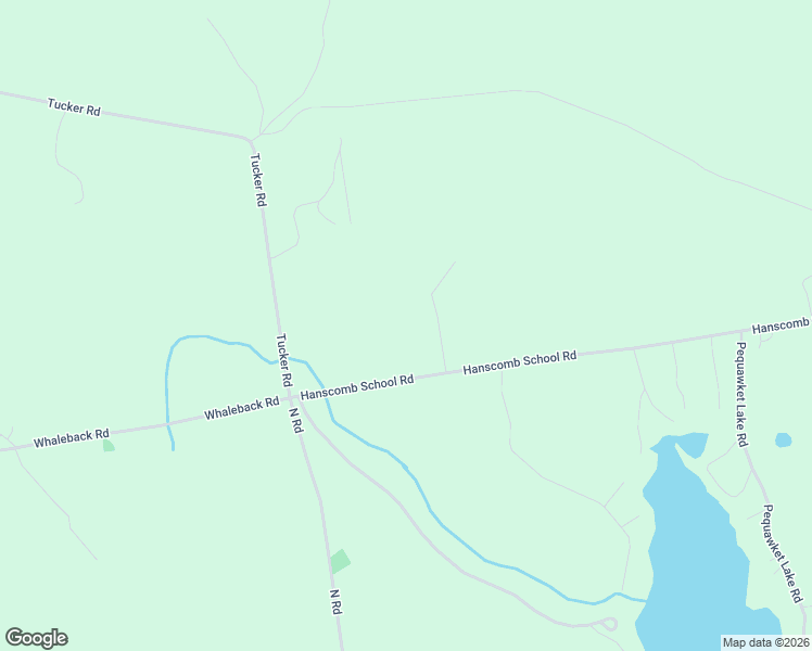 map of restaurants, bars, coffee shops, grocery stores, and more near 24 Hanscomb School Road in Limington