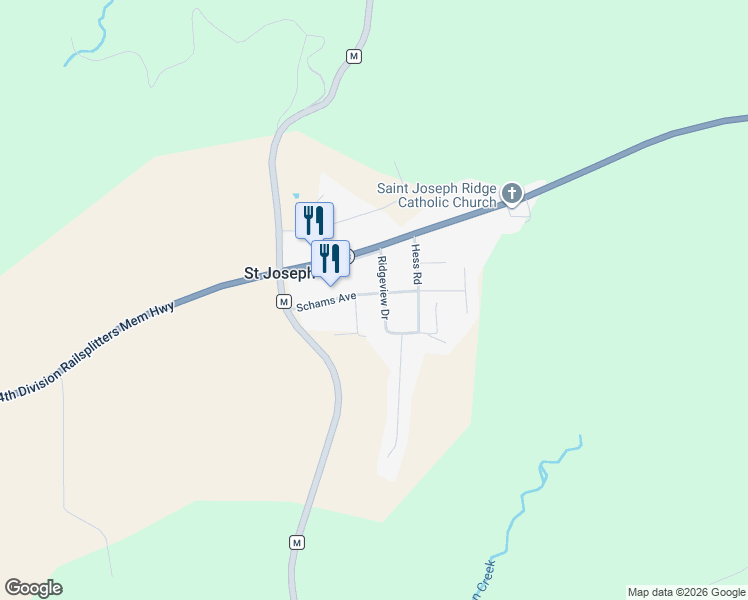 map of restaurants, bars, coffee shops, grocery stores, and more near N1712 Park Street in La Crosse
