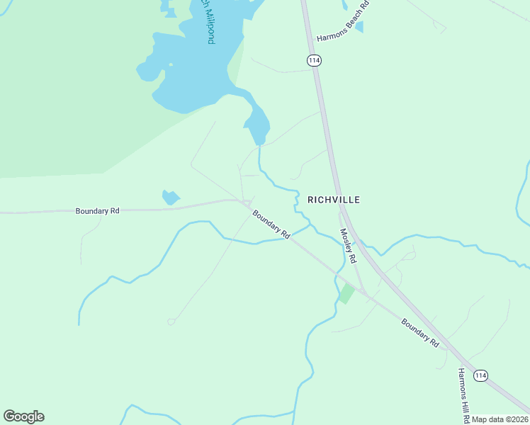 map of restaurants, bars, coffee shops, grocery stores, and more near 145 Boundary Road in Standish
