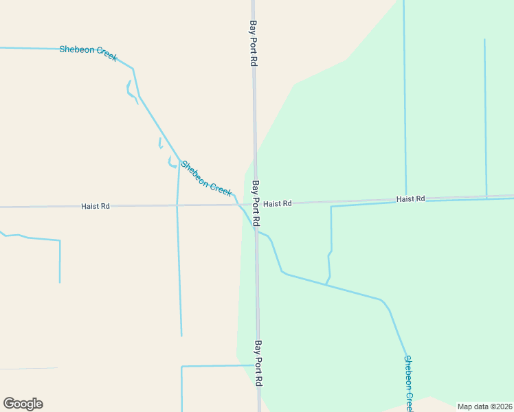 map of restaurants, bars, coffee shops, grocery stores, and more near 9152-9198 Haist Road in Bay Port