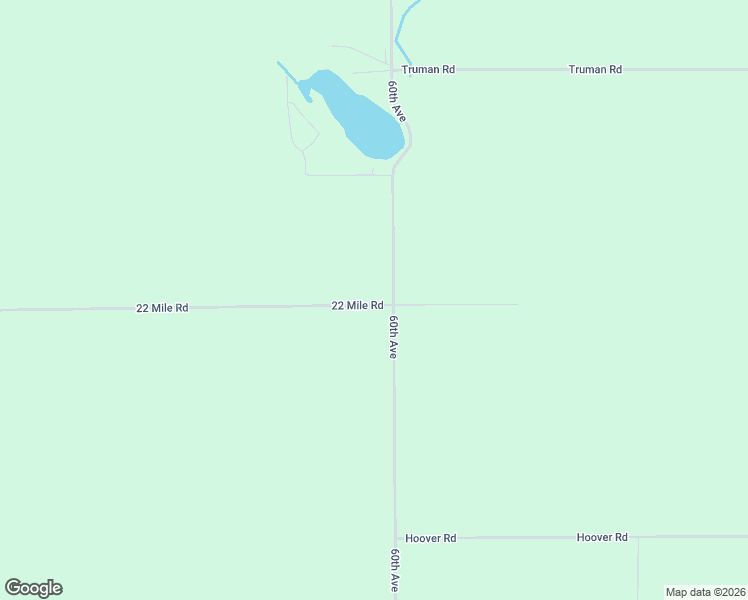 map of restaurants, bars, coffee shops, grocery stores, and more near 6094 22 Mile Road in Barryton