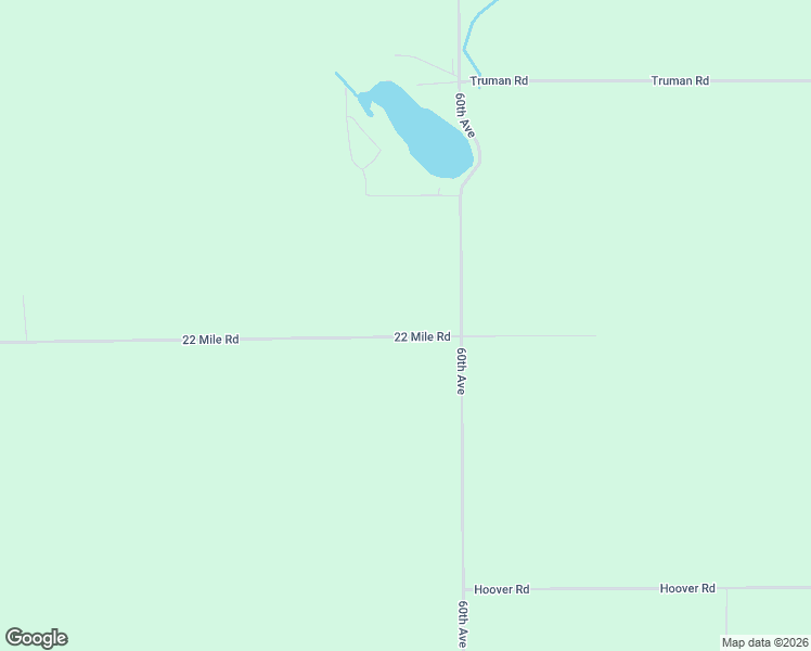 map of restaurants, bars, coffee shops, grocery stores, and more near 6094 22 Mile Road in Barryton