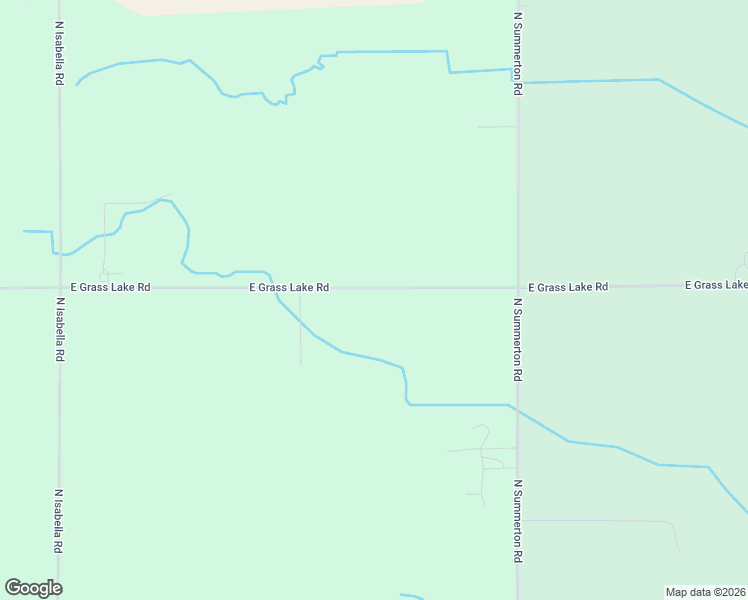 map of restaurants, bars, coffee shops, grocery stores, and more near 5562-5998 East Grass Lake Road in Clare