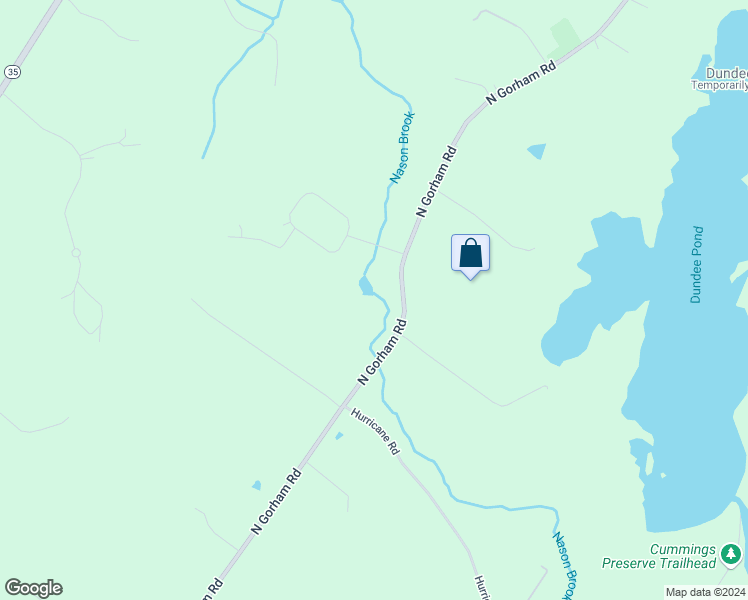 map of restaurants, bars, coffee shops, grocery stores, and more near 178 North Gorham Road in Gorham