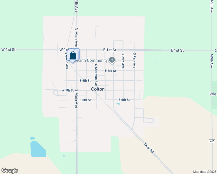 map of restaurants, bars, coffee shops, grocery stores, and more near 401-499 S Minnesota Ave in Colton