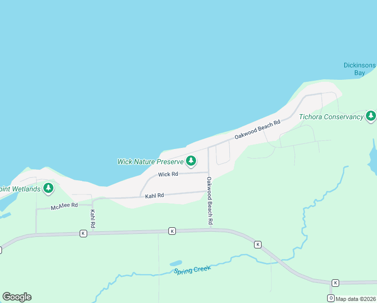 map of restaurants, bars, coffee shops, grocery stores, and more near W2813 Oak Terrace Lane in Markesan