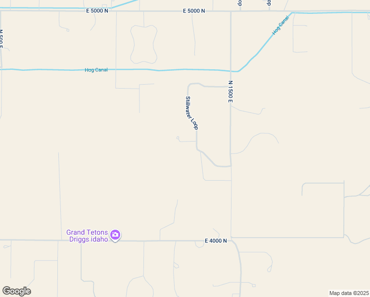 map of restaurants, bars, coffee shops, grocery stores, and more near 1180 Stillwater Loop in Tetonia