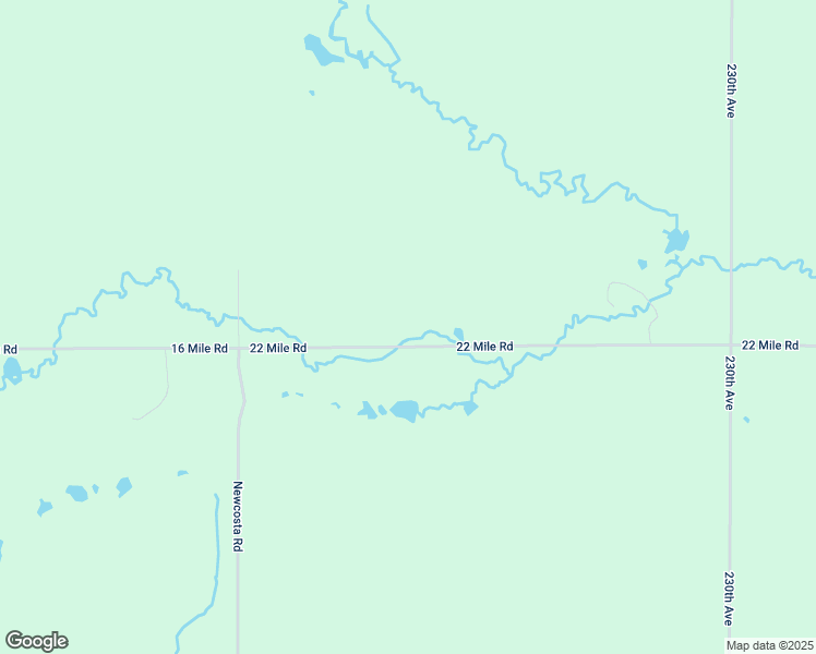 map of restaurants, bars, coffee shops, grocery stores, and more near 23680 22 Mile Road in Paris