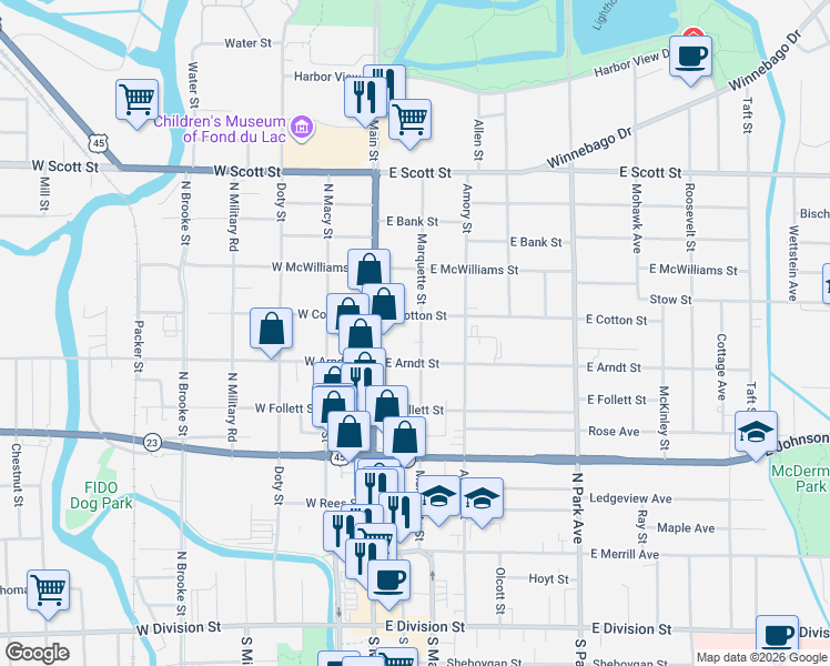 296 Marquette Street, Fond du Lac WI Walk Score
