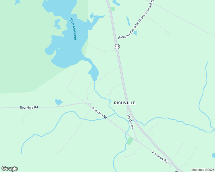 map of restaurants, bars, coffee shops, grocery stores, and more near 550 Richville Road in Standish