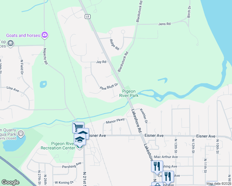 map of restaurants, bars, coffee shops, grocery stores, and more near 1911 Arrowhead Court in Sheboygan