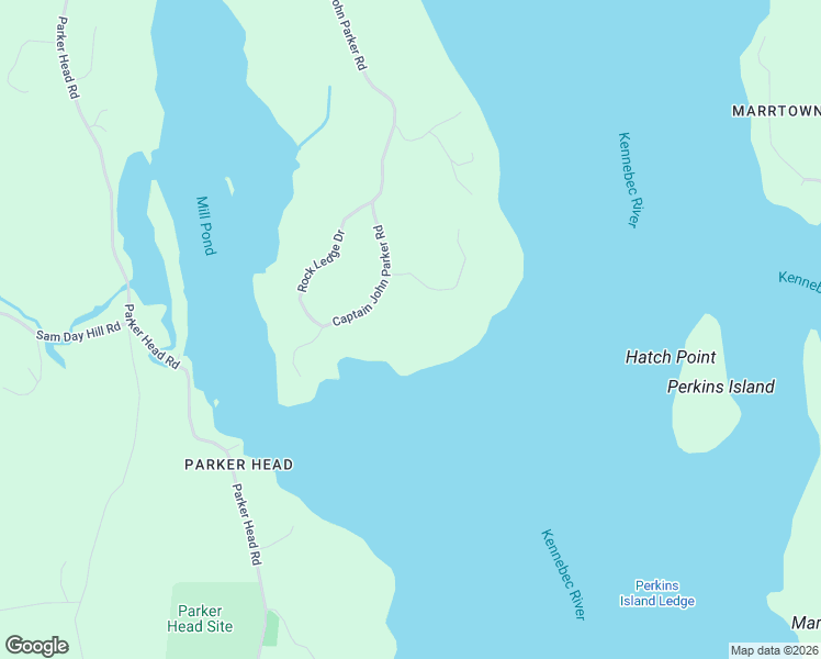 map of restaurants, bars, coffee shops, grocery stores, and more near 15 Kindred Way in Phippsburg