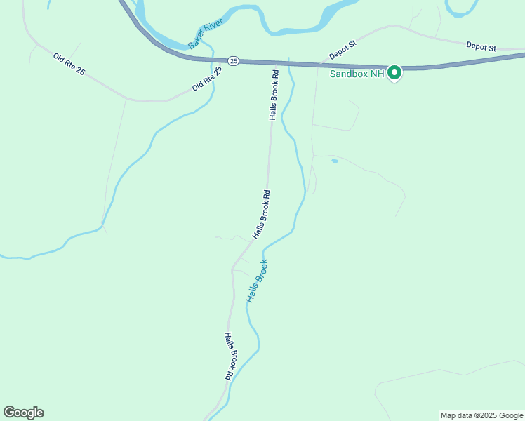 map of restaurants, bars, coffee shops, grocery stores, and more near 222 Halls Brook Road in Rumney