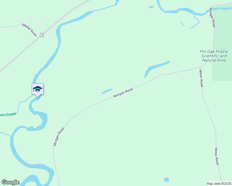 map of restaurants, bars, coffee shops, grocery stores, and more near 29572 Morgan Road in Wykoff