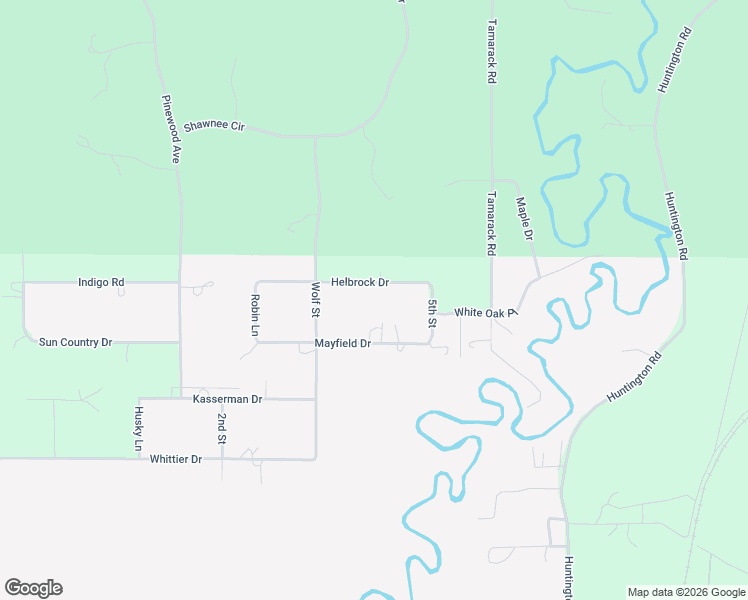 map of restaurants, bars, coffee shops, grocery stores, and more near 17147 Helbrock Drive in Bend