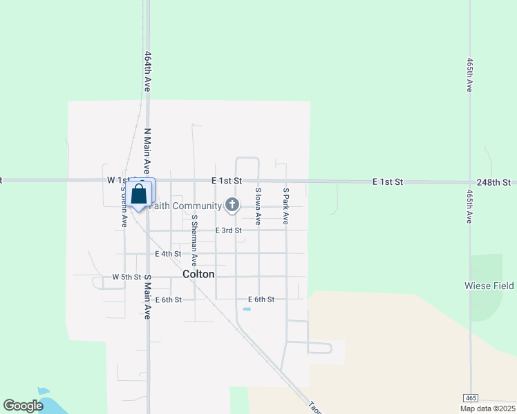 map of restaurants, bars, coffee shops, grocery stores, and more near 199 South Iowa Avenue in Colton