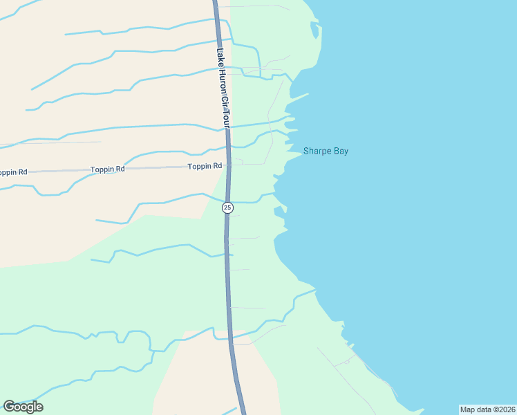 map of restaurants, bars, coffee shops, grocery stores, and more near 2114-2116 South Lake Shore Road in Harbor Beach